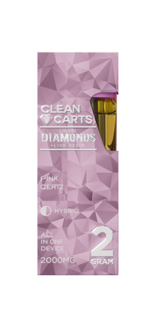 Clean Carts Pink Certz 2g