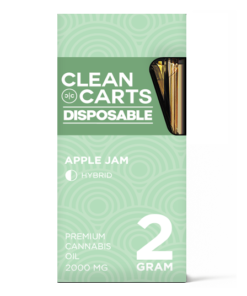 Clean Carts Disposable Apple Jam 2G