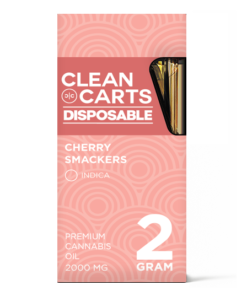 Clean Carts Disposable CHERRY SMACKERS 2G