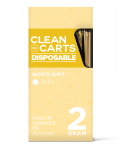 Clean Carts Disposable GOD’S GIFT 2g