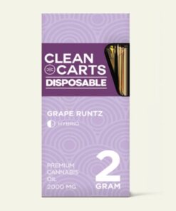 Clean Carts Disposable Grapr Runtz 2G