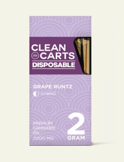 Clean Carts Disposable Grapr Runtz 2G