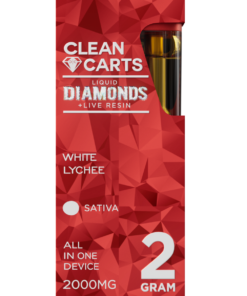 clean carts disposable WHITE LYCHEE 2g