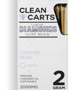 Clean Carts Disposable COOKIES KUSH 2g