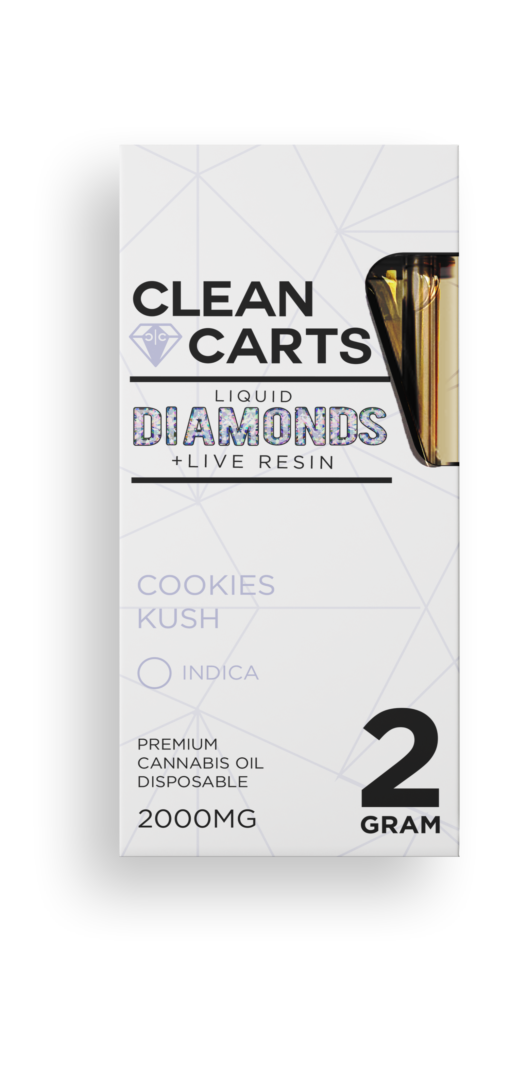 Clean Carts Disposable COOKIES KUSH 2g