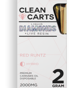 Clean Carts Disposable RED RUNTZ 2g