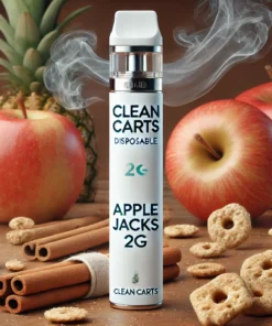 Clean Carts Disposable Apple Jacks 2G